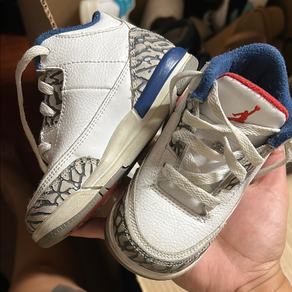 Jordan 3 True Blue Kids